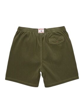 Birdwell Beach Britches Green Corduroy Shorts Elastic Waist Surf Casual XXL